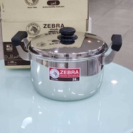 ZEBRA หม้อแครี่ CARRY ตราม้าลาย (เลือกขนาดตามต้องการ) หม้อสแตนเลส