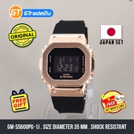 Original G-Shock Mini Women Ladies GM-S5600PG-1J Digital GMS Petak Japan Set Watch Rose Gold Black [READY STOCK]