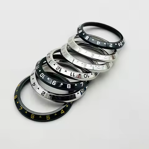 New Number Stainless Steel Watch Case Rims Steel Ring Fits Seiko SKX007 SKX009 SKX011 SRPD Fashion B