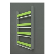 Rak Buku Gantung tempel dinding Anak Kutek Rokok mainan anak Serbaguna Putih 80cm x 60cm 4 susun