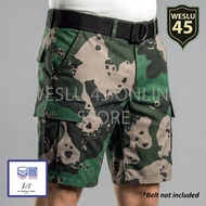 Men Cargo Shorts 6 pockets (Green Camouflage)