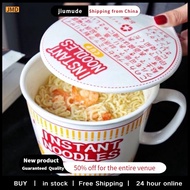 【Free Shipping】Pot/instant Noodle Bowl/instant Noodle Cup Cover Bowl Japanese Creative Noodle Bowl Large Mug Birthday Gift