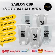 18 Oz Oval Plastic Cup Screen Printing All Brands 18 Oz Oval Peacock Cup Screen Printing/ 18 Oz Oval