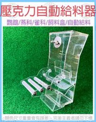 正品 ＊中華鳥園＊壓克力自動給料器  鸚鵡/燕科/雀科/飼料盒/自動給料器/壓克力/倉鼠/天竺鼠/沙鼠