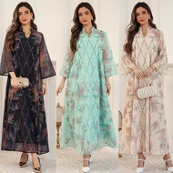 AB511 Printed Dress - Long Skirt for Middle Eastern Fashion