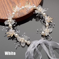 Bando Bunga Mutiara Headpiece Princess Korean Style Cantik Bando Mahkota Bunga Anak Dewasa