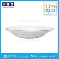 FCR0 Indo Keramik Gold Kitchen Exchange 9" Concave Platelining (Ps-9M) 1 P