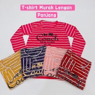 T-Shirt Lengan Panjang Perempuan/ Women Long Sleeve T-shirt / Long Sleeve T-shirt /Baju Lengan Panjang Perempuan