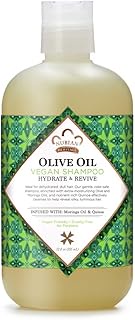 Nubian Heritage Shampoo for Dry Hair Olive Oil Hydrate and Revive 12 oz