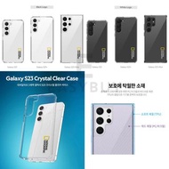 🇰🇷 KOREA National Geographic Samsung Galaxy S23 S23Plus S23 plus S23 Ultra Black Logo White Logo Crystal Clear Case 韓國 國家地理 三星 Galaxy S23  S23+ S23Ultra 水晶款式 透明手機保護套 最新款式 韓國空運到港