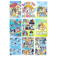 Bluey Stickers for Kids Birthday Party Favor Loot Bag Filler Giveaways