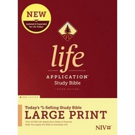 NIV Life Application Study Bible, Third Edition, Large Print * English Bible * Chosen Treasure