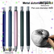 AMBER Mechanical Pencil, Metal 2B/4B/6B/8B/10B Pencil Refill Automatic Pencil, Creative Drawing Writ