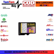 MicroSD V-Gen Turbo 8GB SDHC Card Class 10 UHS-1 Speed Up to 100MB/s