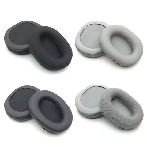 2Pcs New Foam Sponge Ear Pads Headset Earmuff Replacement Ear Cushion Accessories Earpads Headset Ea