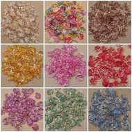 8 - 45pcs gold list shells