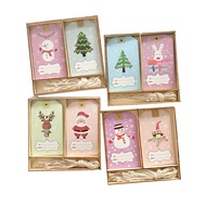KY🎁Cross-Mirror Special for Holiday Christmas Color Paper Tag Baking Gift Packaging Gift Card Designation Card12Zhang NQ