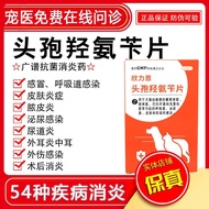 宠物头孢消炎止痛药狗狗猫咪感冒皮肤病泌尿外伤呼吸道感染咳嗽Pet cephalosporins, anti-inflammatory drugs, painkillers, dogs, cats, c