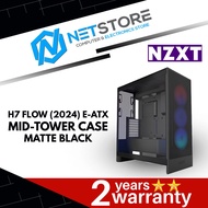 NZXT H7 FLOW (2024) E-ATX MID-TOWER CASE MATTE BLACK - CM-H72FB-R1