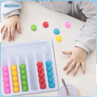 [mojotorw7] 30 Pieces Color Sorting Ball Game Sorting Toys Early Childhood Enlightenment Interactive