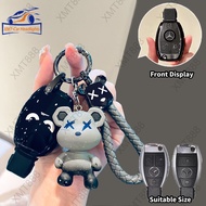 Mercedes Benz Cartoon Key Covers for A C E S Class CLS CLA GLS350 S450 Keychain Full Protected