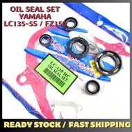YAMAHA LC135 5S LC135-5S FZ150 FZ150i UP OIL SEAL ENGINE COMPLETE SET UP OVERHAUL OIL SEAL SET GASKE