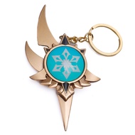 Genshin Impact Vision Keychain Alloy Keychain EULA Vision Keychain (Size:11cm)