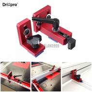 Fixed T-Slot Miter Track Stop Chute Stopper for 30/45 Manual Woodworking DIY Tools