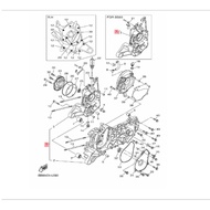 BN1E515000 Crankshaft FINO-125i Qbix GT-125 Genuine YAMAHA BN1-E5150-00 BM9