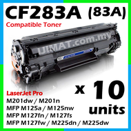 10 Units Compatible Laser Toner Cartridge CF283X 83X CF283A 83A CF283 283A For HP LaserJet Pro MFP M