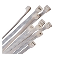 UV Resistant White Cable Zip Ties Heavy Duty Strong Large Cable Wire Ties, Industrial Durable Strong