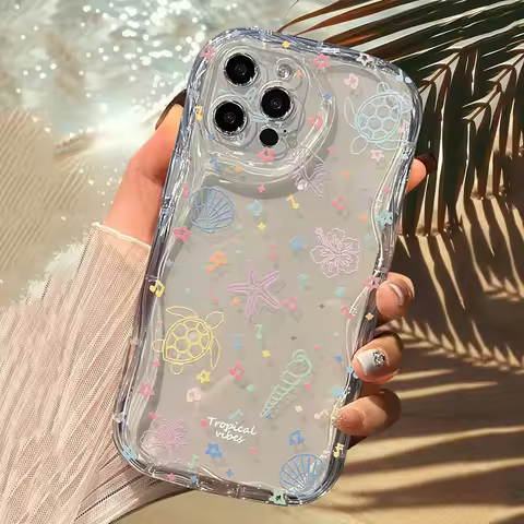 Seastar and Turtle Print Summer Case For Honor X9C X9B X8A X8C X8 X7 X7B X7A X6B X6 X5 300 200 Magic