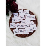 20PCS STIKER BUDGETING STIKER KEUANGAN STIKER DOMPET KEUANGAN STIKER BUDGETING