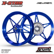 XSpeed Mags X-Star CNC Mags - Honda Click 125