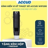 ACCUD WIFI200 Digital Microscope – 10–200X Magnification, 2MP Resolution, USB/WiFi Connection, 8 LED