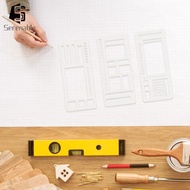 [Serenable] 3Pcs Journal Stencil Ideas to Do Lists Versatile Reusable Planner Stencils for