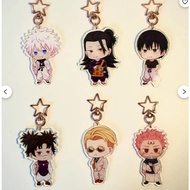 Jujutsu Kaisen Keychain Charms – Gojo, Geto, Toji, Nanami, Choso, Sukuna