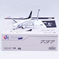 Airplane Jcwings 1: 200 Alloy Material Airplane Model Polish Airlines B737-500 SP-LKE
