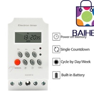 BAIHEE Timer Switch, 220V 110V Digital Timer, Durable LED 50/60Hz 12V Microcomputer Time Control Swi
