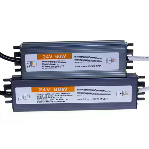 DC 12V 24V Switching Power Supply LED Driver 12 24 V Volt IP67 Outdoor Waterproof Power Supply AC-DC