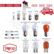 Universal Car Halogen Bulb - T5 / T10 / T15 / 4038 / 1156 / 1141 / 1016 / T20 / T20 AMBER / ROOM LIG