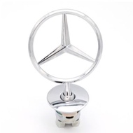 Logo Mercedes Benz đứng gắn nắp Capo xe