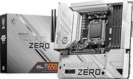 MSI B650M Project Zero Gaming Motherboard (Supports AMD Ryzen 7000 Series Processors, AM5, DDR5, PCI