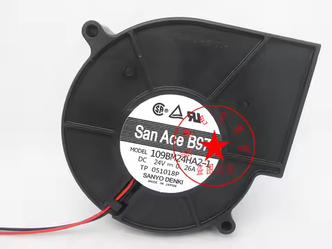 Cooling Fan for SANYO 109BM24HA2-1 DC 24V 0.26A 9.7CM 9733 Turbo Blower 2 wire 97X97X33mm