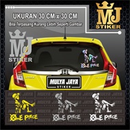 MULYA JAYA ONE PIECE ANIME REAR CAR WINDOWcutting stiker 07