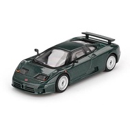 1/64 MINI GT Bugatti Bugatti EB110 GT Verde Scuro Left Alloy Model