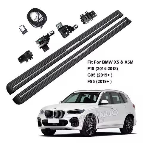 Electric Side Steps Automatic Power Running Boards Deployable Thresholds Stirrups Retractable For BM