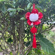 新年掛飾。花開富貴貓貓掛飾。