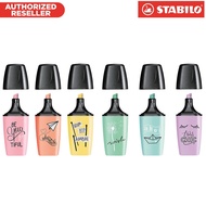 STABILO BOSS MINI Pastel love Highlighter Pen and Text Marker In Cardboard 6s Zover