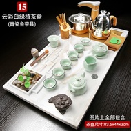 Tea Tray Set Fully Automatic Integrated Tea Table Tea Set Modern Chinese Style Home Use with Kettle 